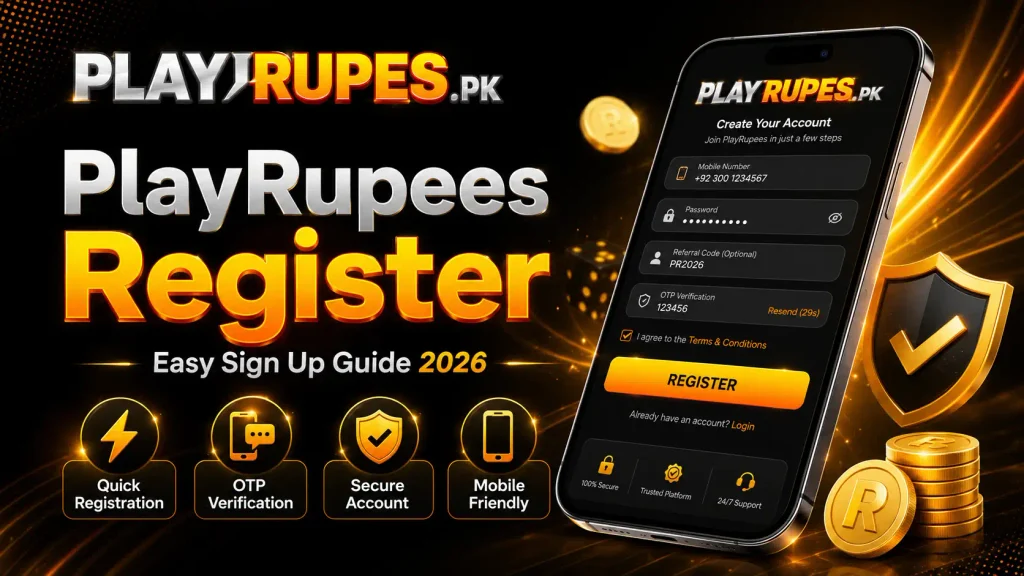 Playrupees Register